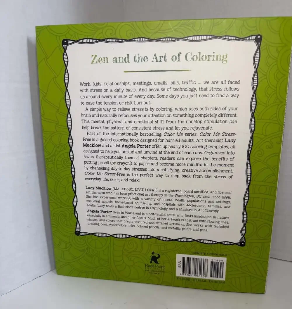 Color Me Stress-Free: Nearly 100 Coloring Templates to Unplug and Unwind *see de